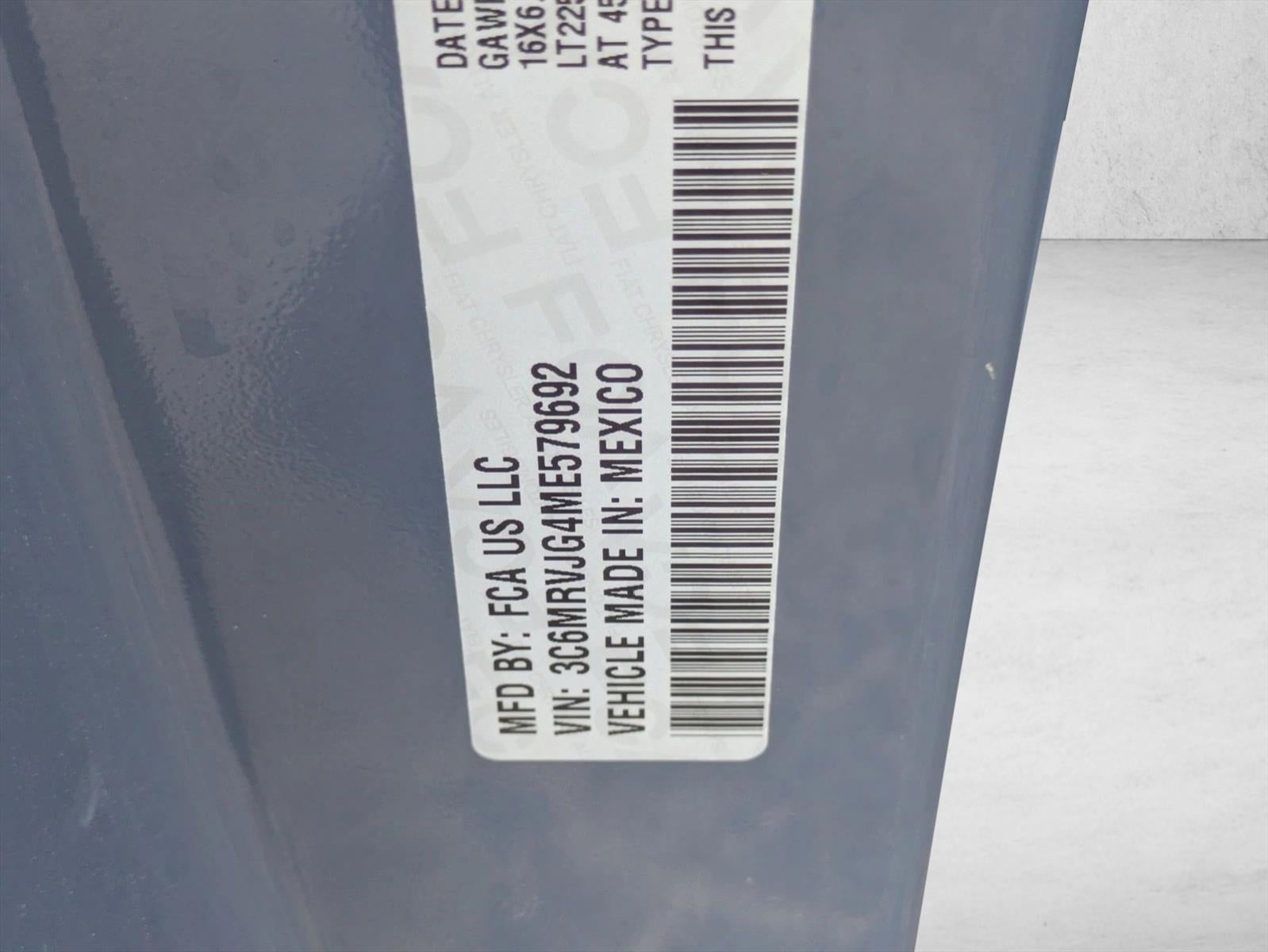 2021 RAM ProMaster Cargo Van Base