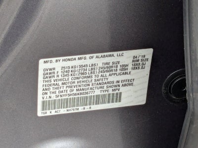 2019 Honda Pilot EX-L