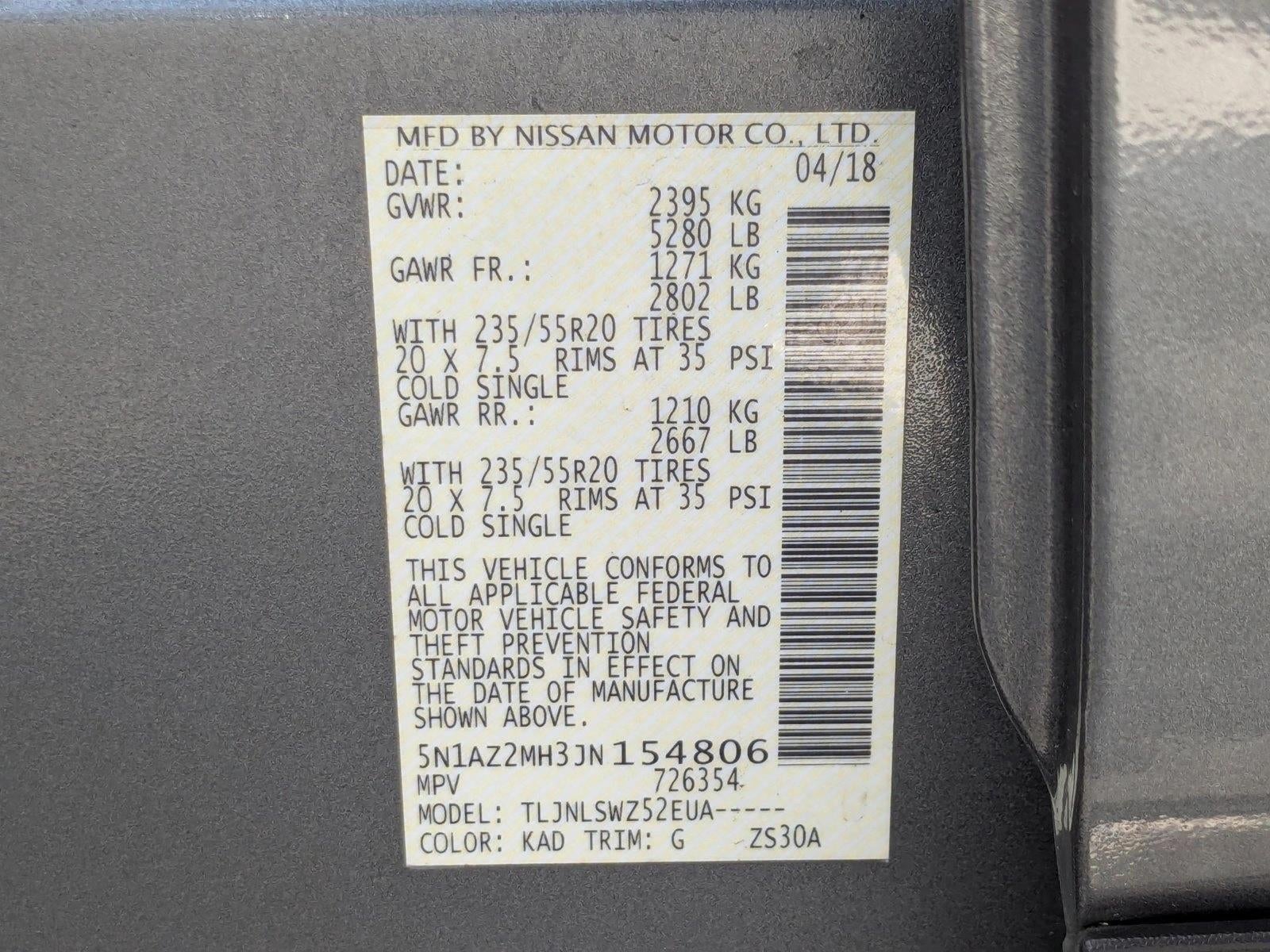 2018 Nissan Murano Platinum