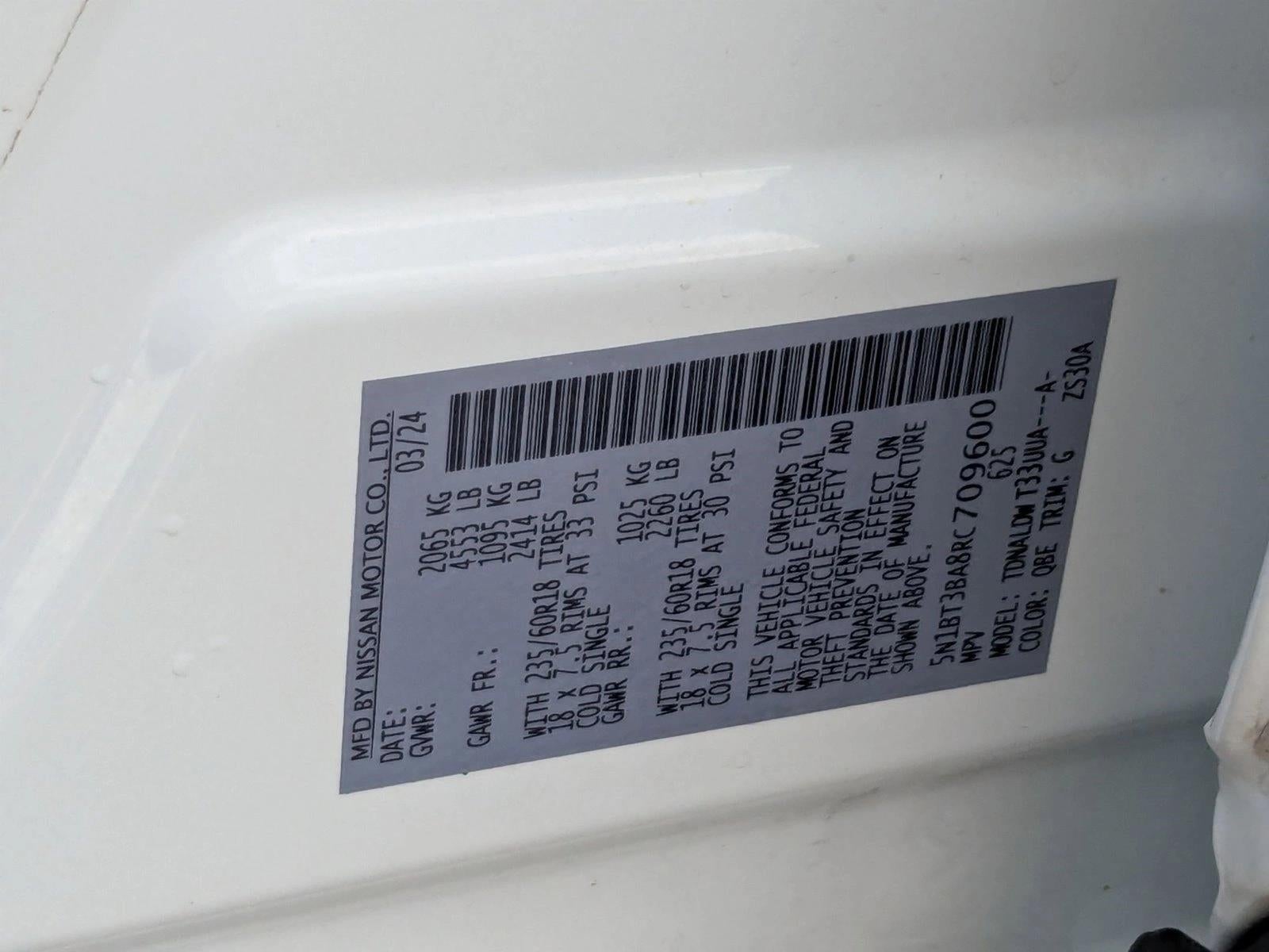 2024 Nissan Rogue SV