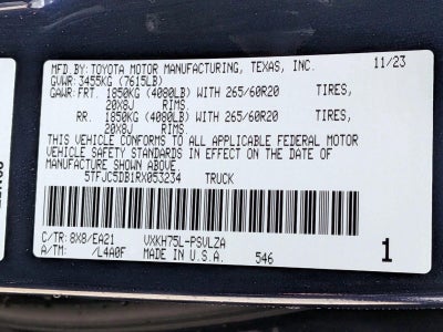 2024 Toyota Tundra 4WD Limited Hybrid