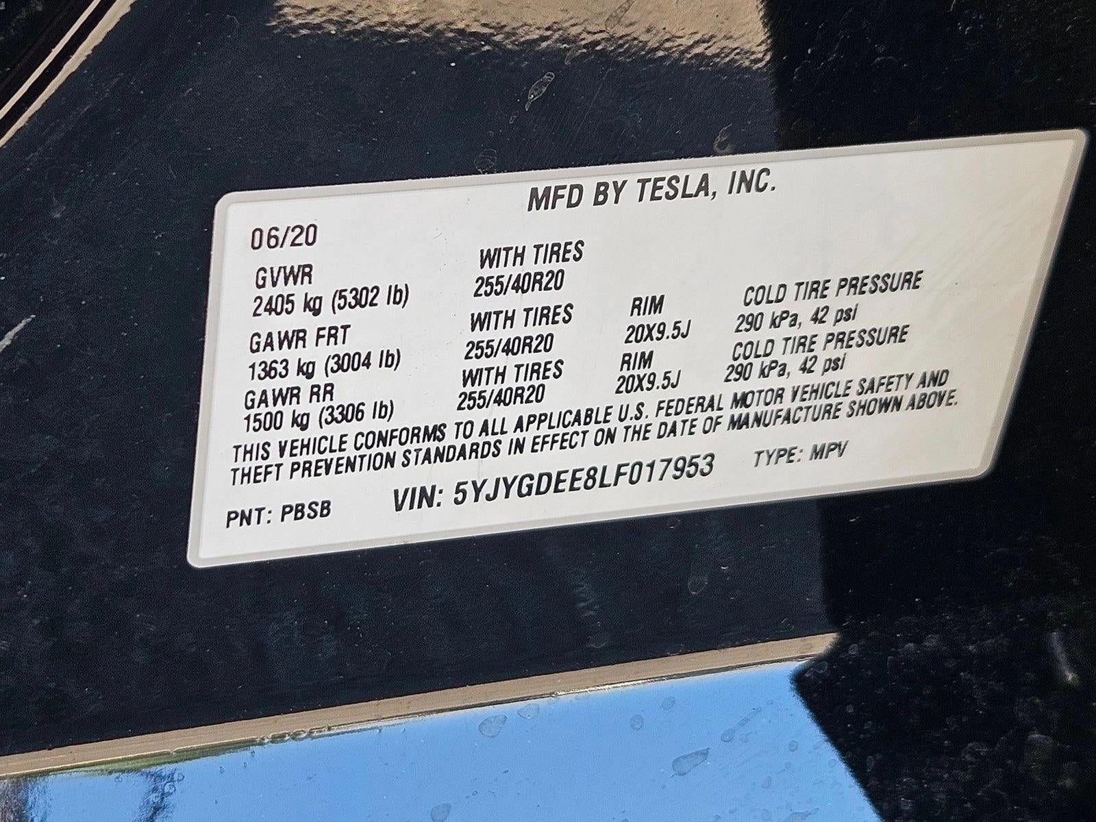2020 Tesla Model Y Long Range Dual Motor All-Wheel Drive