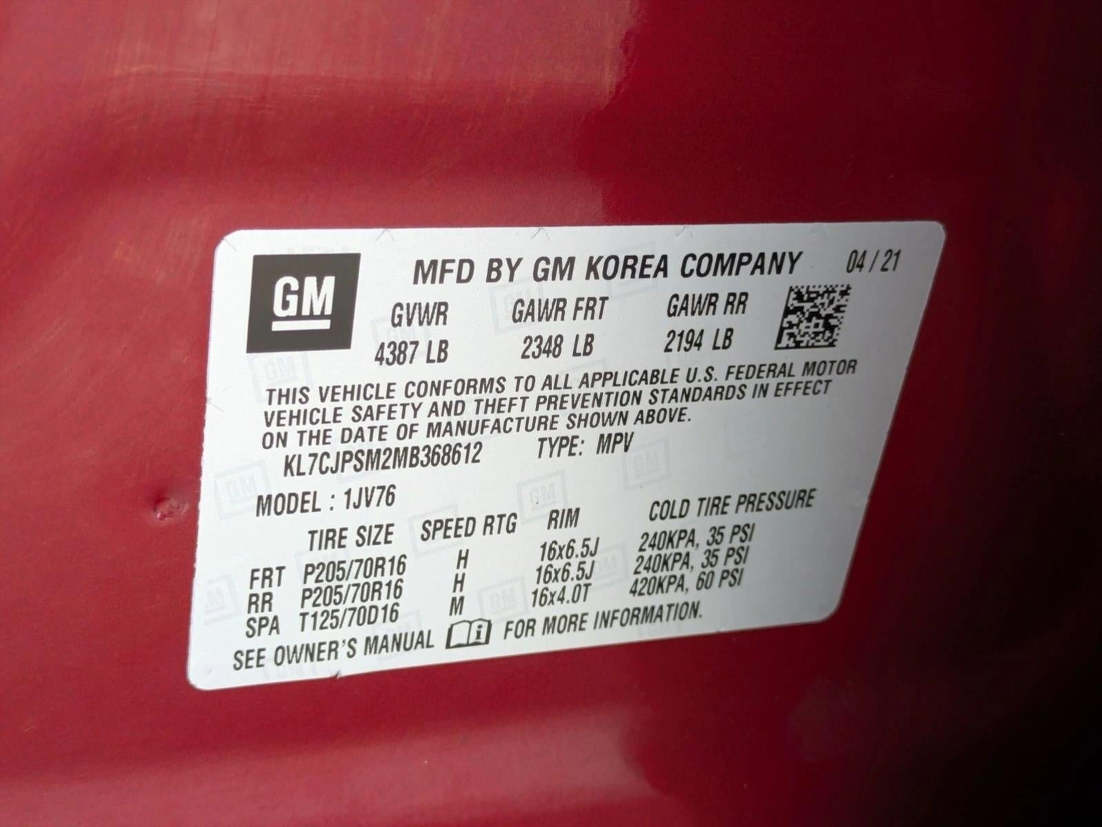 2021 Chevrolet Trax LT