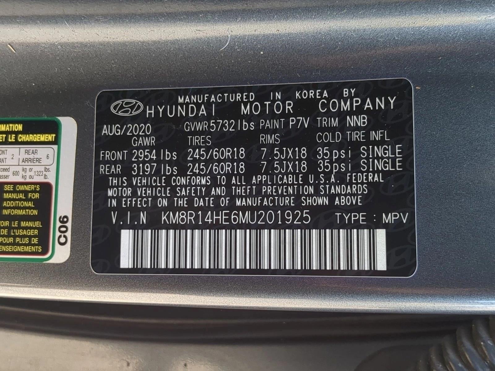 2021 Hyundai Palisade SE