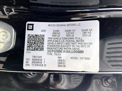 2021 GMC Canyon 2WD Elevation Standard