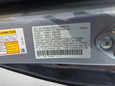 2025 Honda Accord Hybrid EX-L
