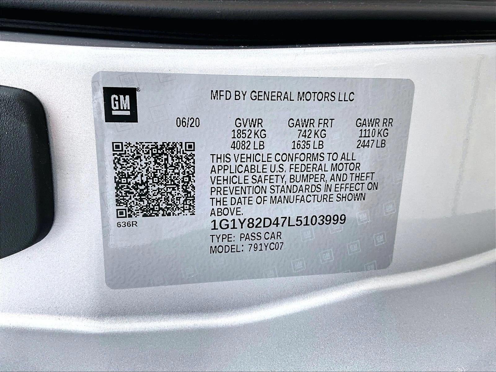 2020 Chevrolet Corvette Stingray 3LT