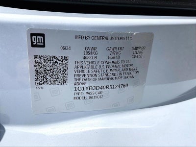 2024 Chevrolet Corvette Stingray 2LT