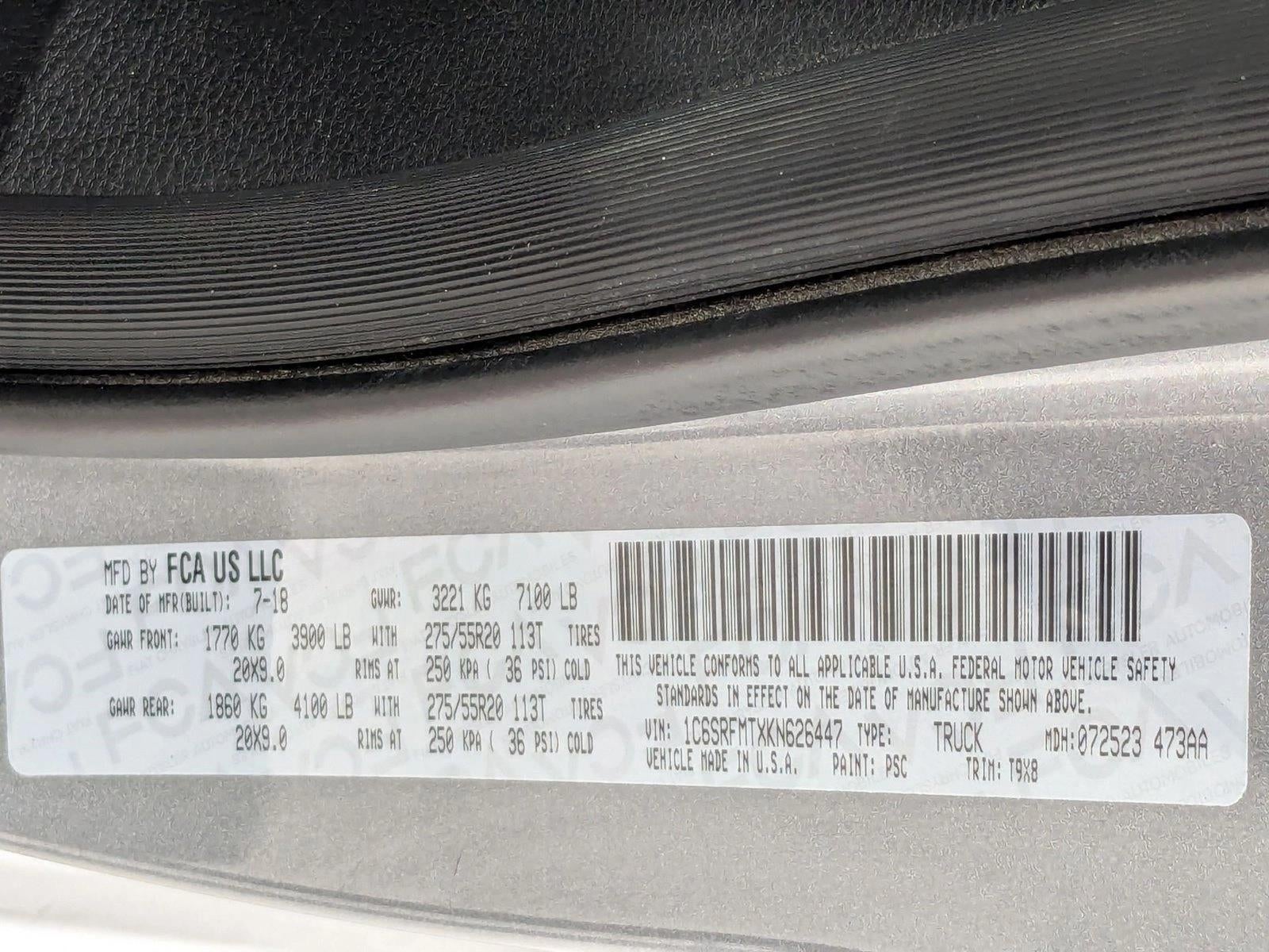 2019 RAM 1500 Big Horn/Lone Star