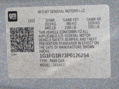2023 Chevrolet Camaro Base