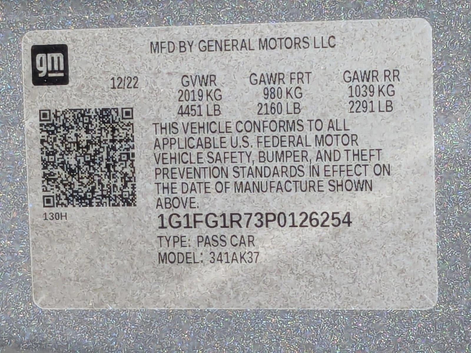 2023 Chevrolet Camaro Base
