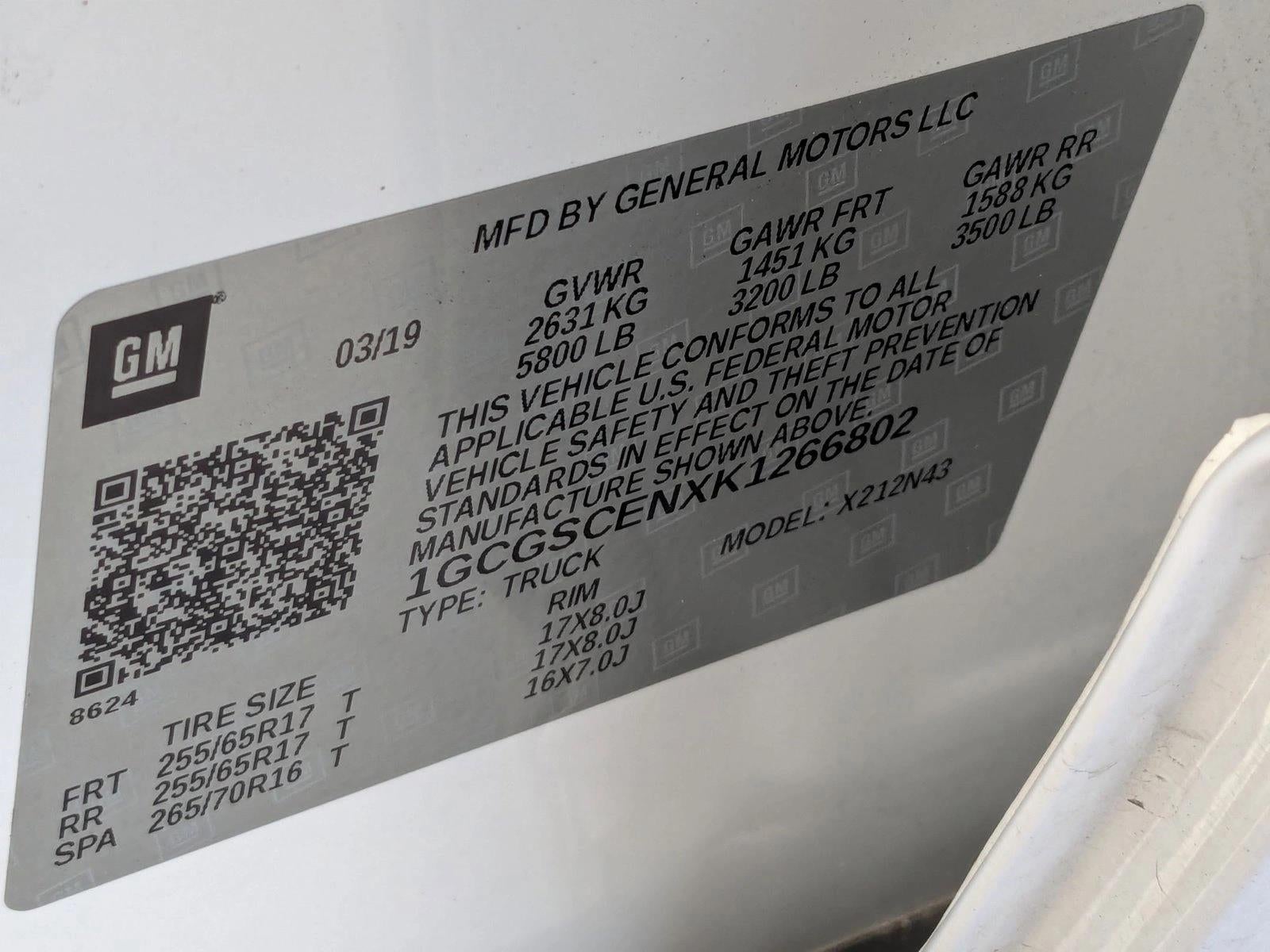 2019 Chevrolet Colorado 2WD LT