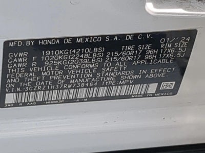 2024 Honda HR-V 2WD LX
