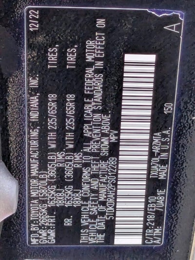 2023 Toyota Highlander Base