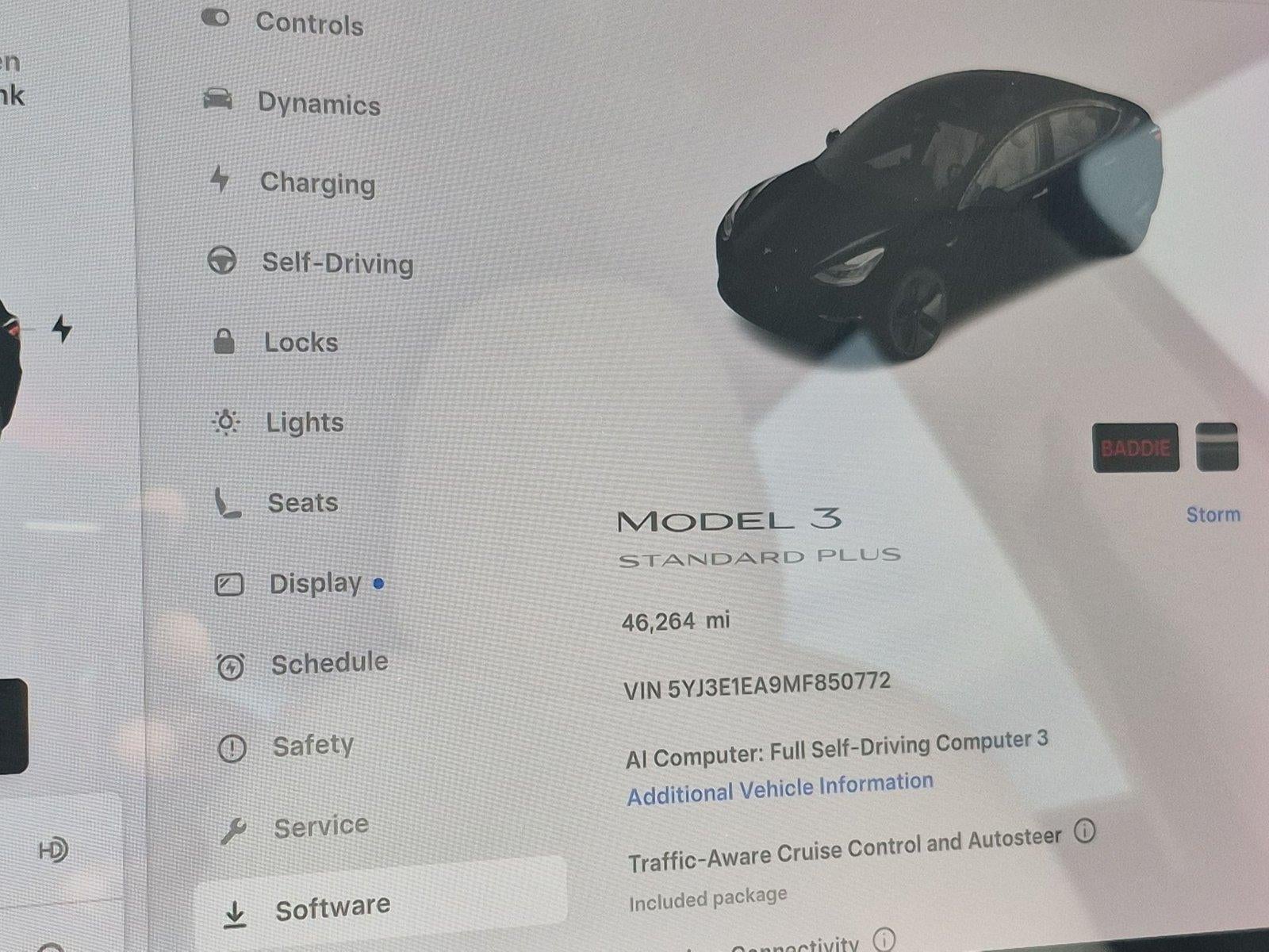 2021 Tesla Model 3 Standard Range Plus