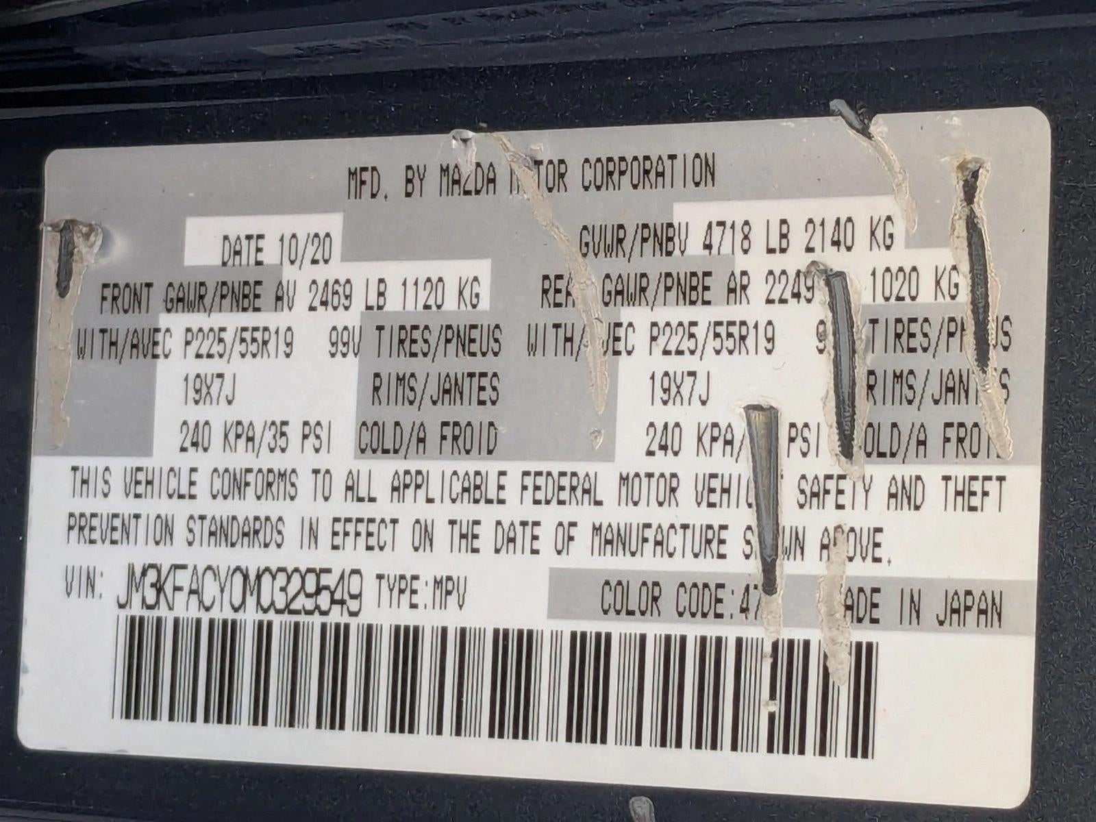 2021 Mazda Mazda CX-5 Carbon Edition Turbo