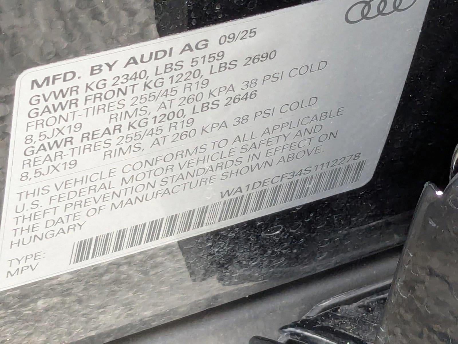 2025 Audi Q3 S line Premium