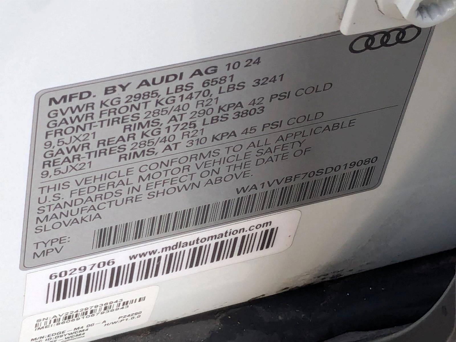 2025 Audi Q7 Prestige