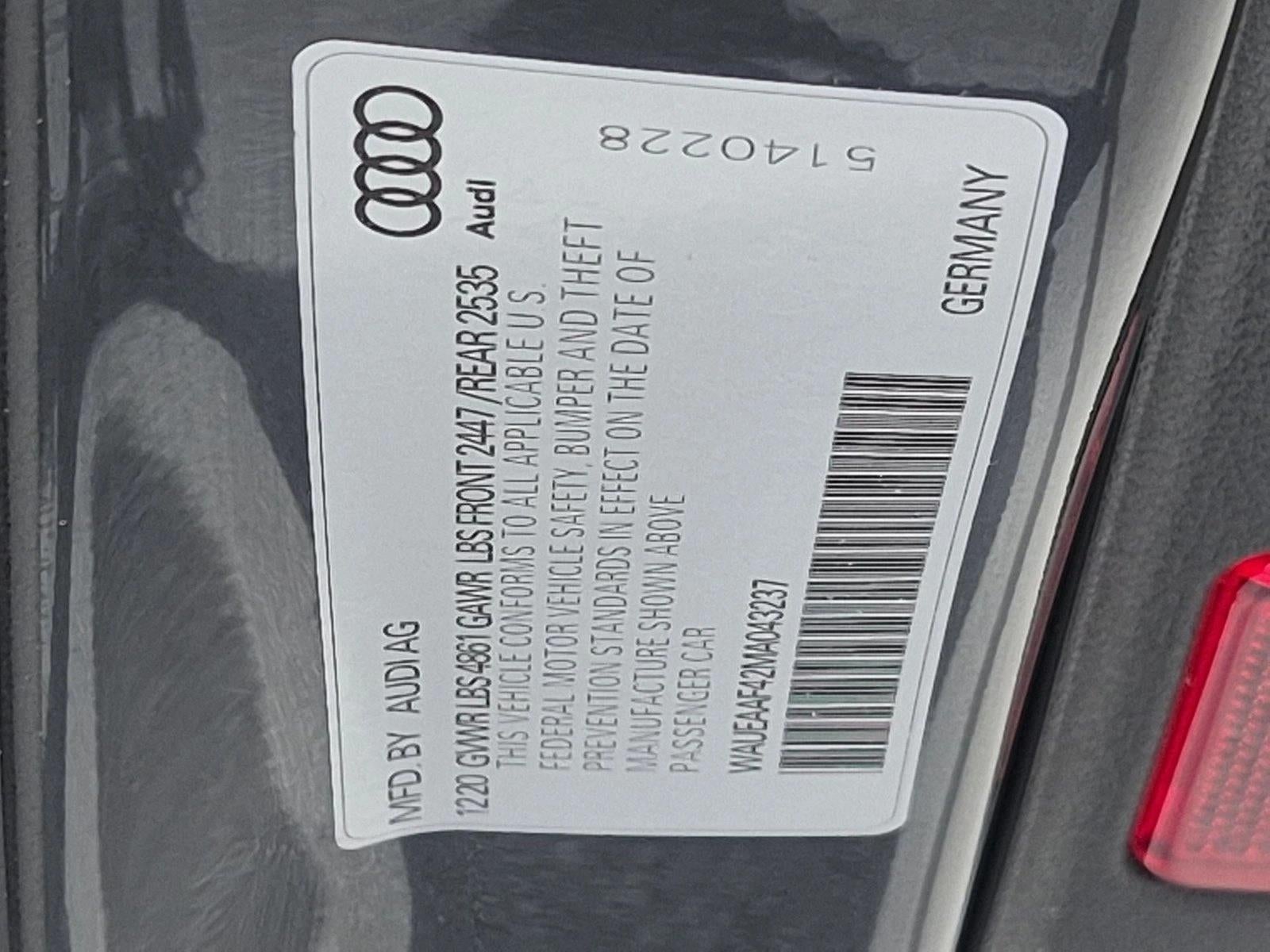 2021 Audi A4 Premium Plus 45 TFSI S line quattro S tronic