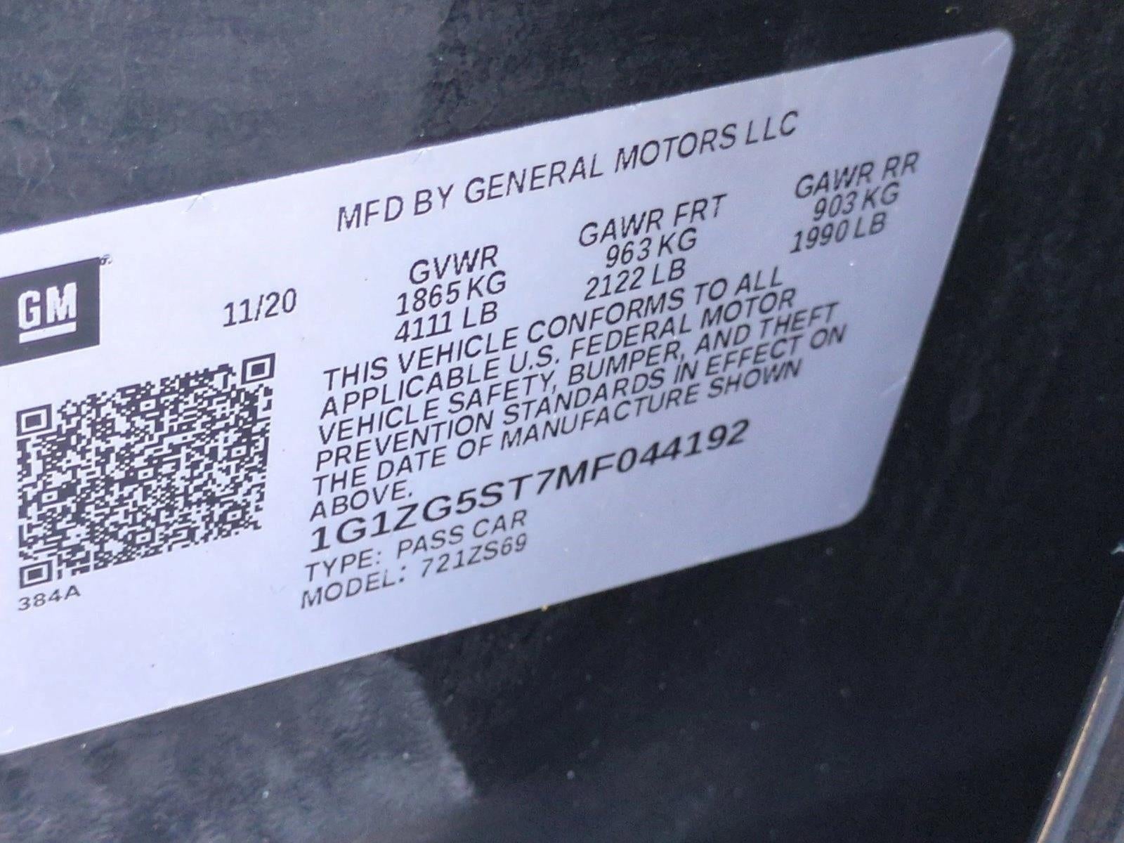 2021 Chevrolet Malibu RS