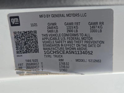 2022 Chevrolet Colorado 2WD LT