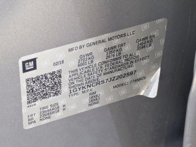 2018 Cadillac XT5 Luxury FWD