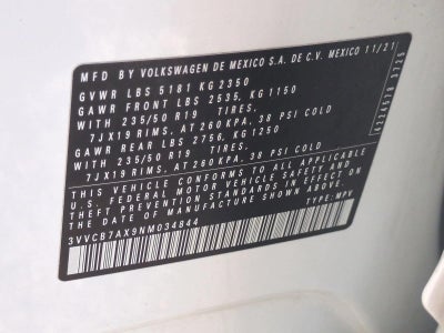 2022 Volkswagen Tiguan SE R-Line Black