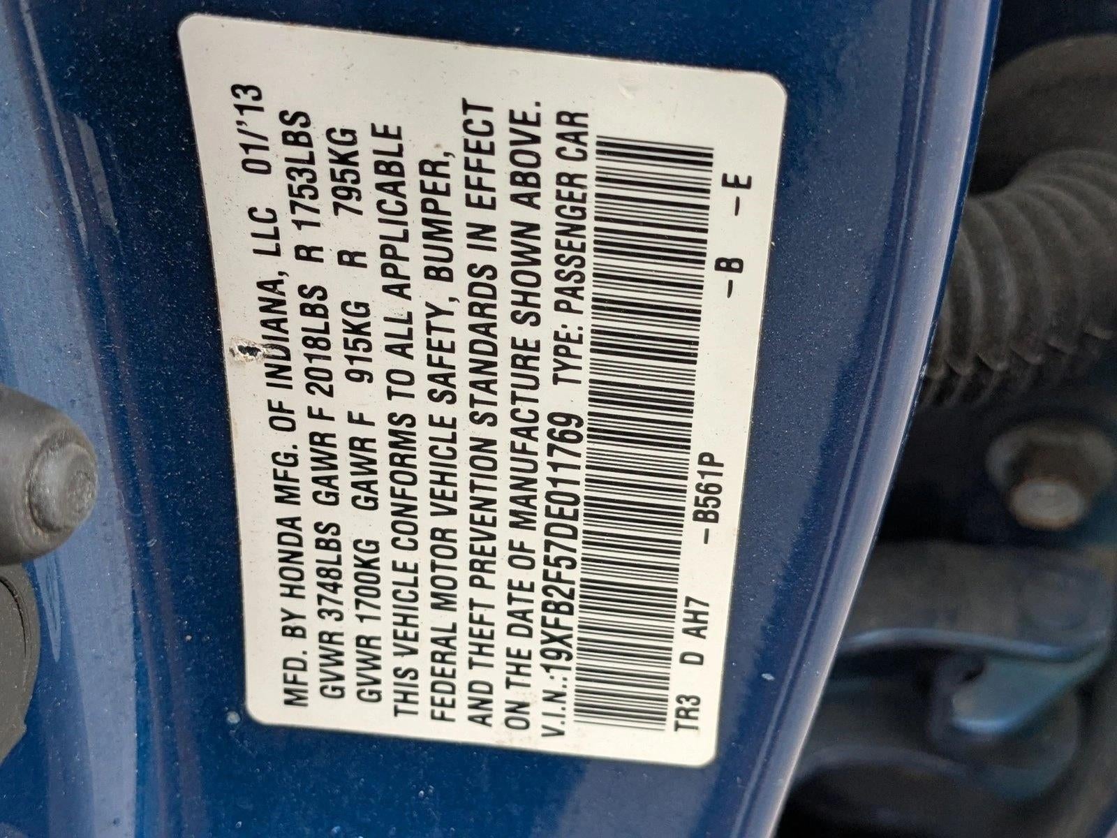 2013 Honda Civic Sdn LX