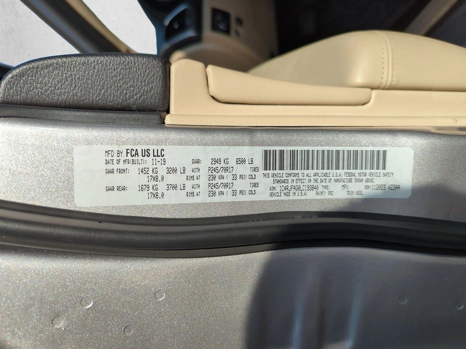 2020 Jeep Grand Cherokee Laredo E