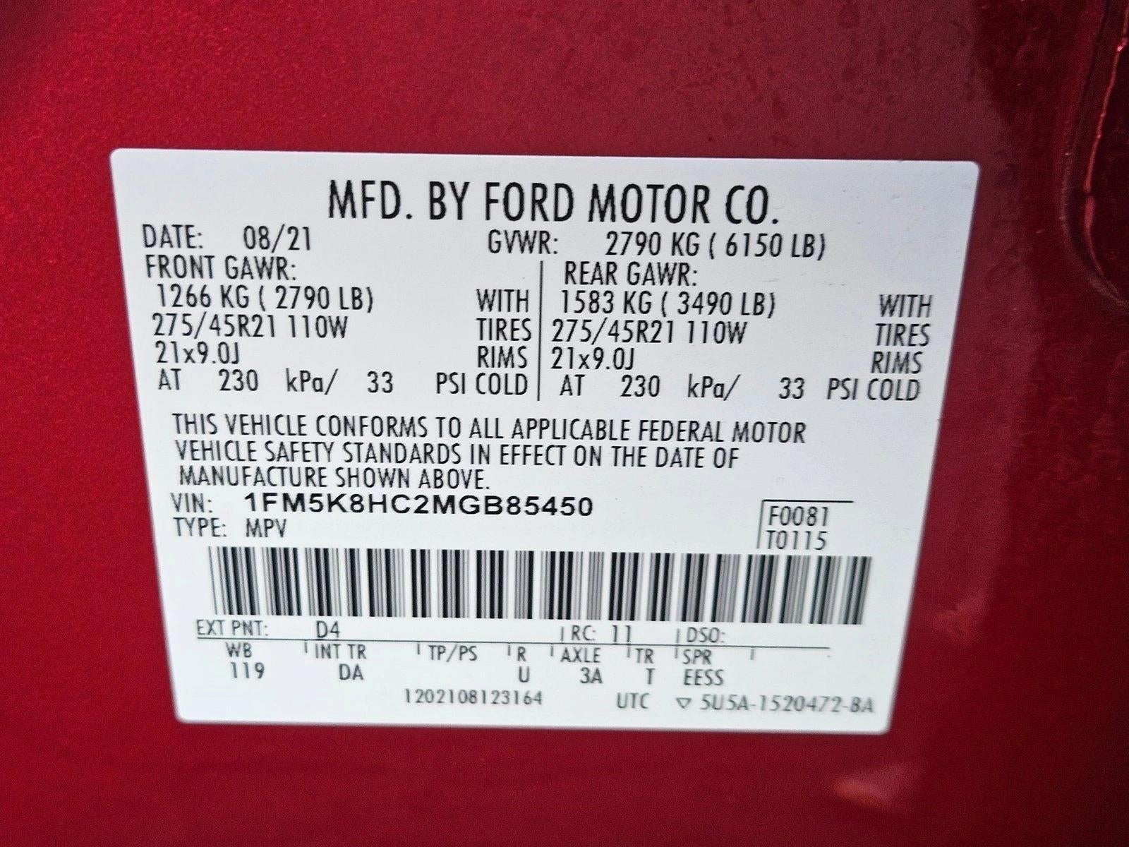 2021 Ford Explorer Platinum