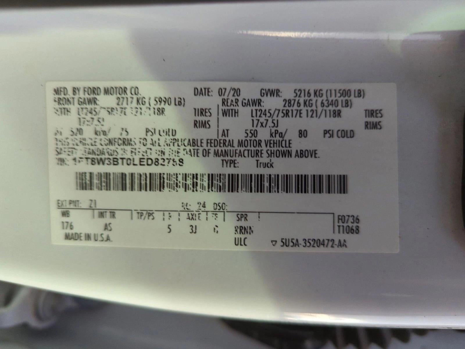 2020 Ford Super Duty F-350 SRW XL