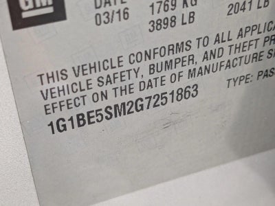 2016 Chevrolet Cruze LT