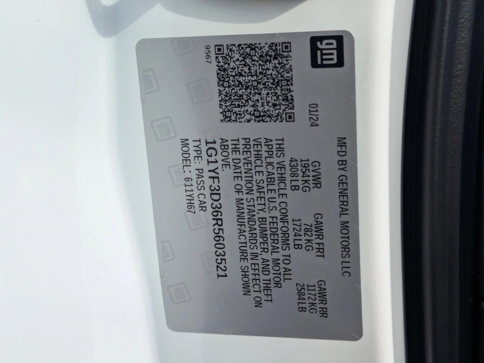 2024 Chevrolet Corvette Z06 3LZ