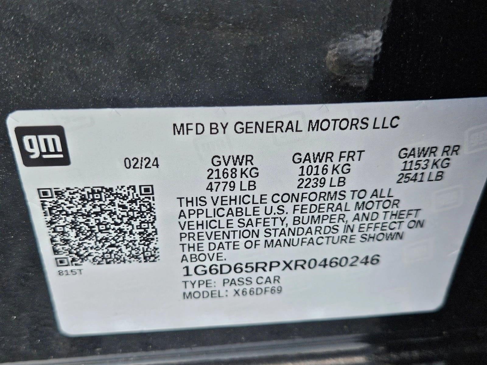 2024 Cadillac CT4-V V-Series Blackwing