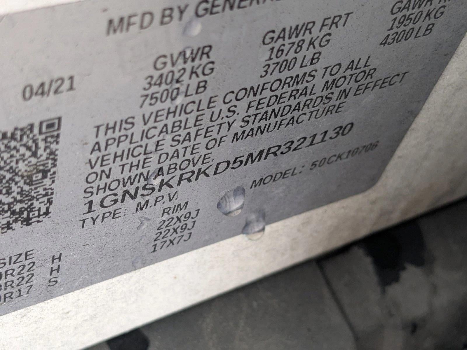 2021 Chevrolet Tahoe RST