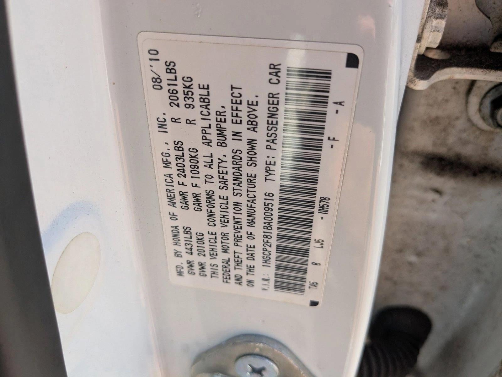 2011 Honda Accord Sdn EX-L