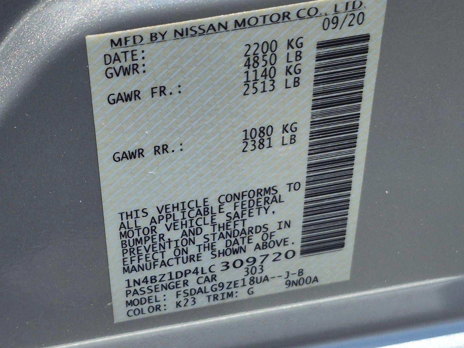 2020 Nissan LEAF SL PLUS 62 kWh