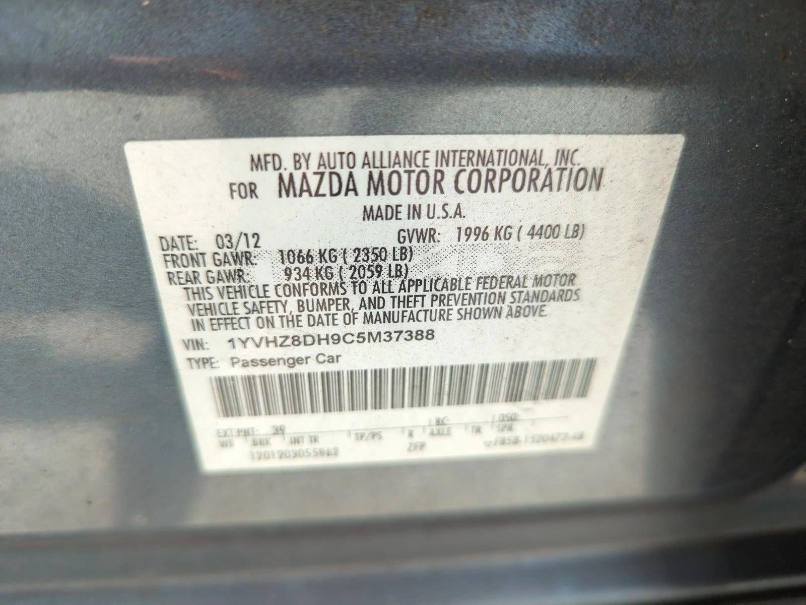 2012 Mazda Mazda6 i Touring