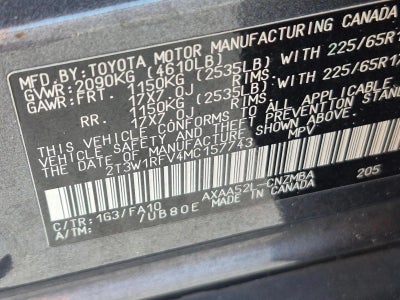 2021 Toyota RAV4 XLE