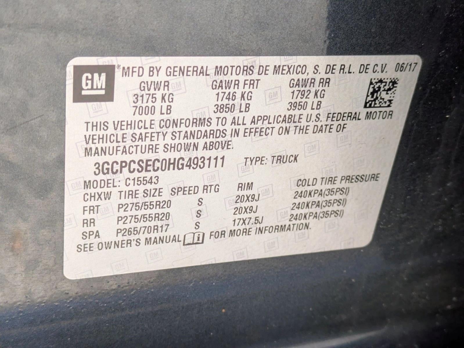 2017 Chevrolet Silverado 1500 LTZ