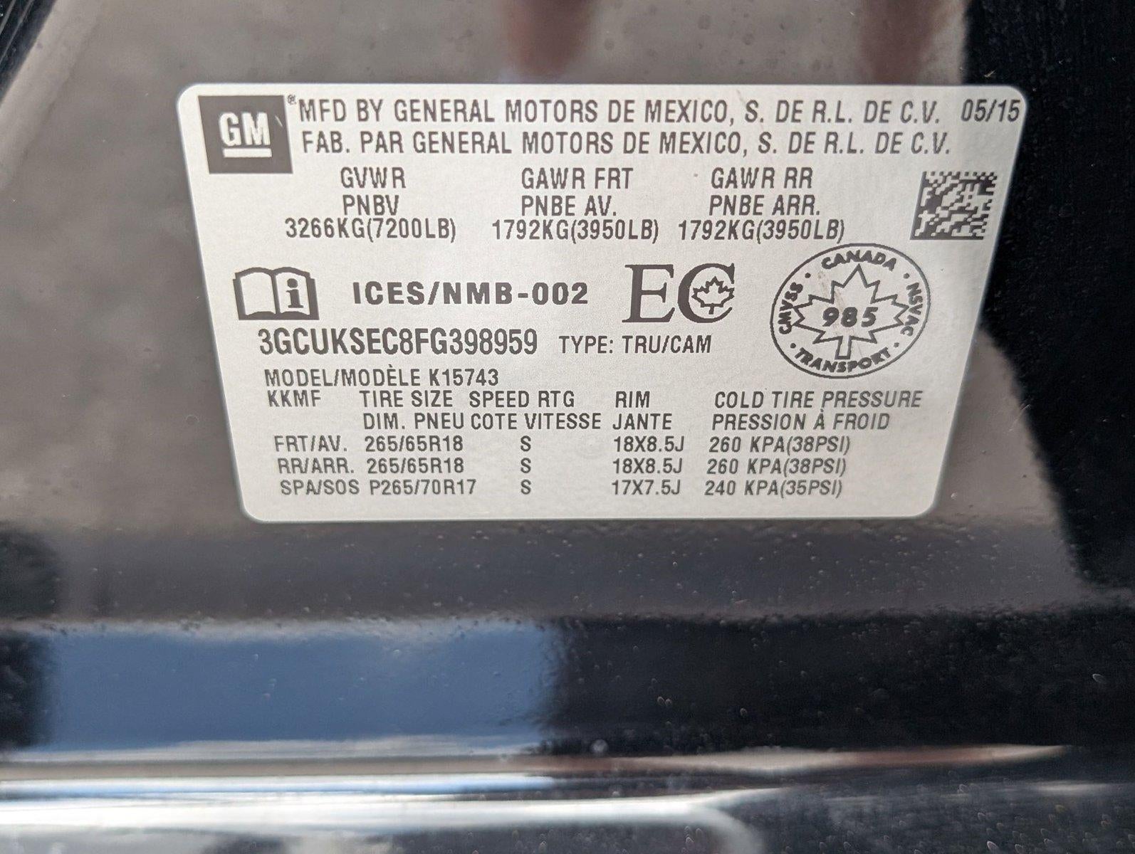 2015 Chevrolet Silverado 1500 LTZ