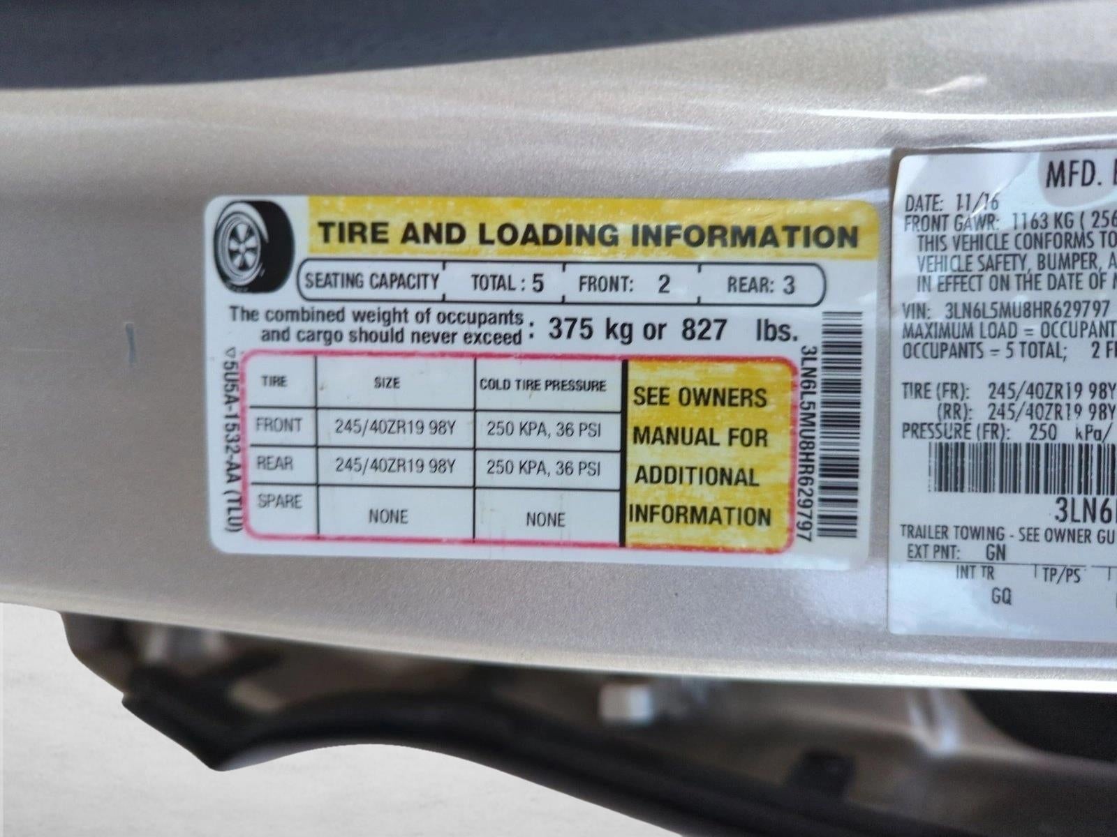 2017 Lincoln MKZ Hybrid Reserve