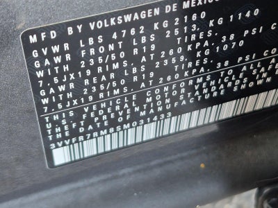 2025 Volkswagen Tiguan 2.0T SE