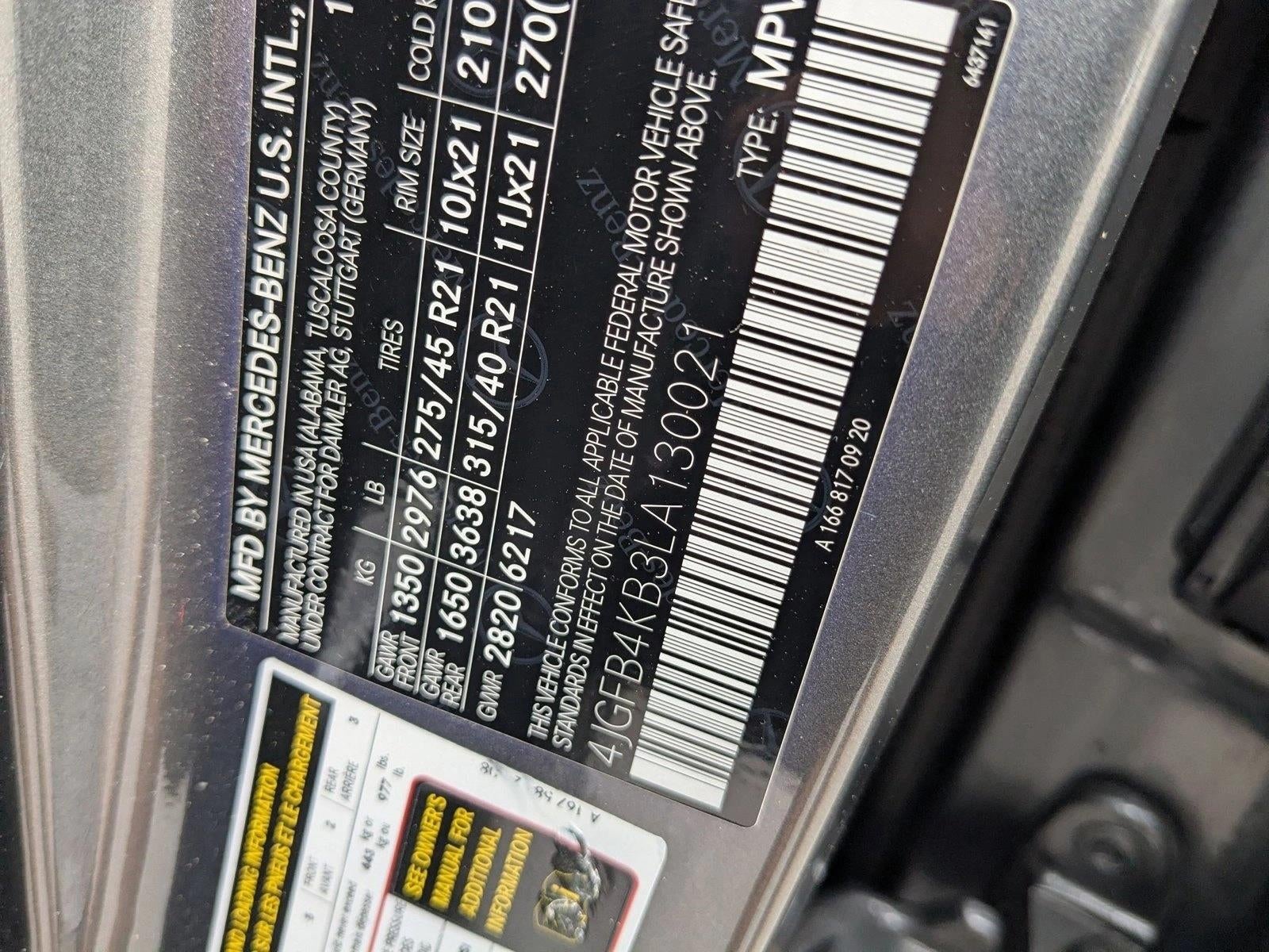 2020 Mercedes-Benz GLE GLE 350