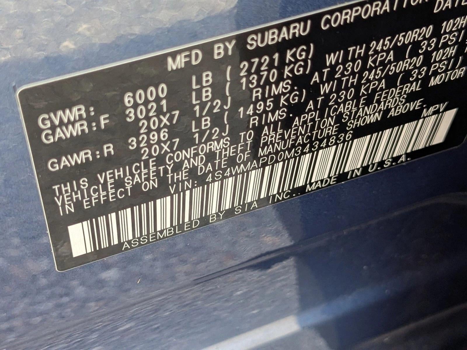 2021 Subaru Ascent Limited