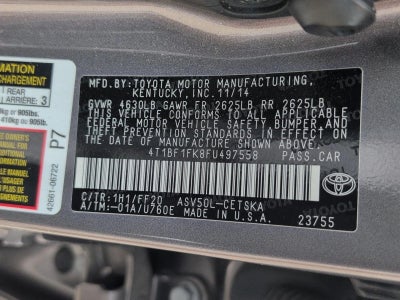 2015 Toyota Camry XLE
