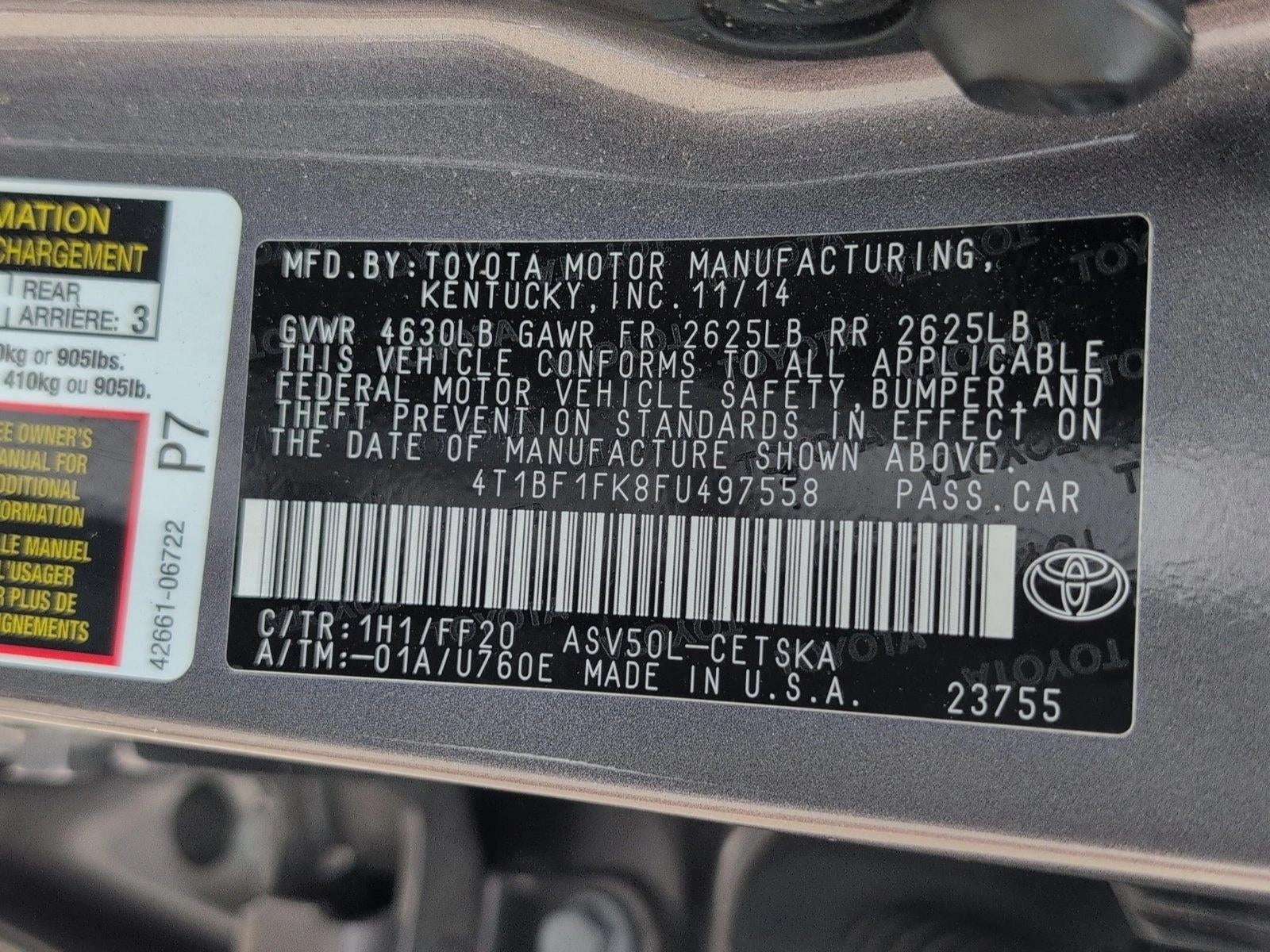 2015 Toyota Camry XLE