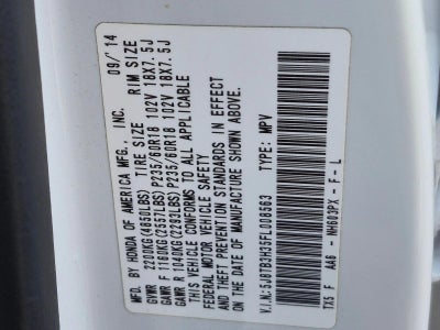 2015 Acura RDX Base