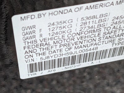 2018 Acura MDX w/Technology Pkg