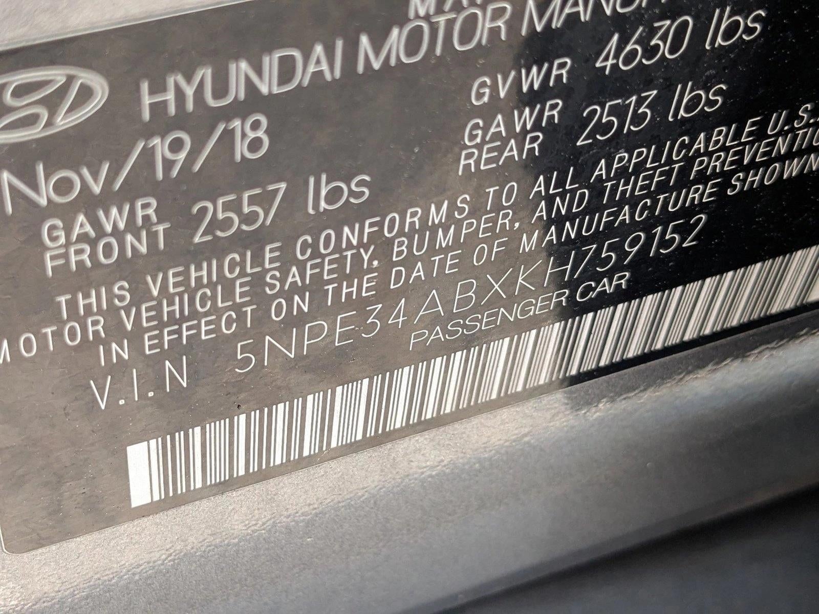 2019 Hyundai Sonata Limited